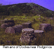 Remains of Doclea near Podgorica