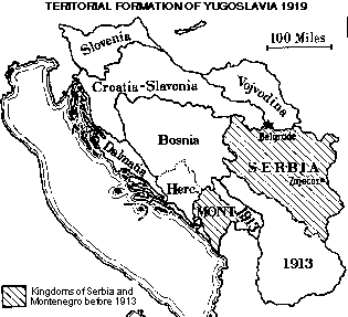 The Teritorial Formation of Yugoslavia, 1919